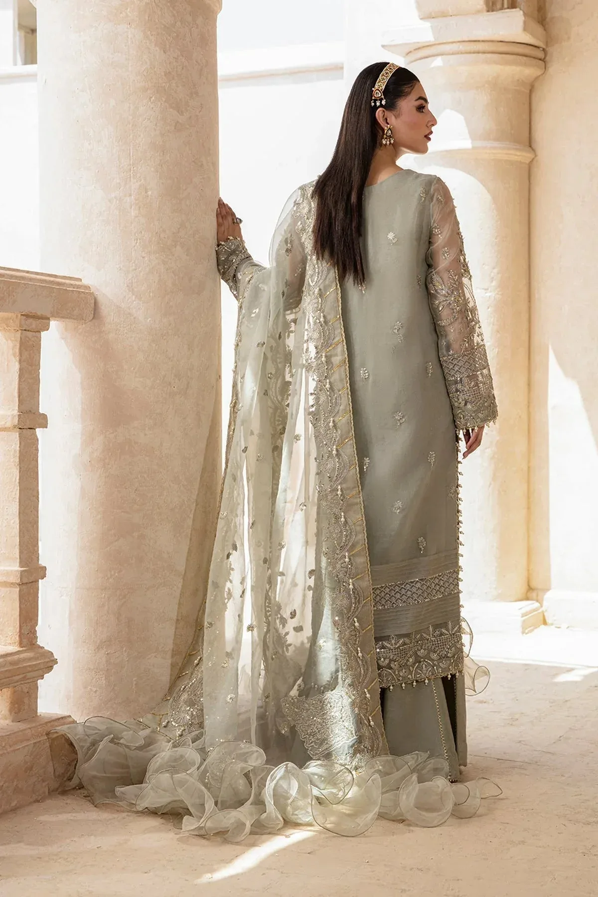 Zarposh Official Chiffon – view 2 – Poshaq
