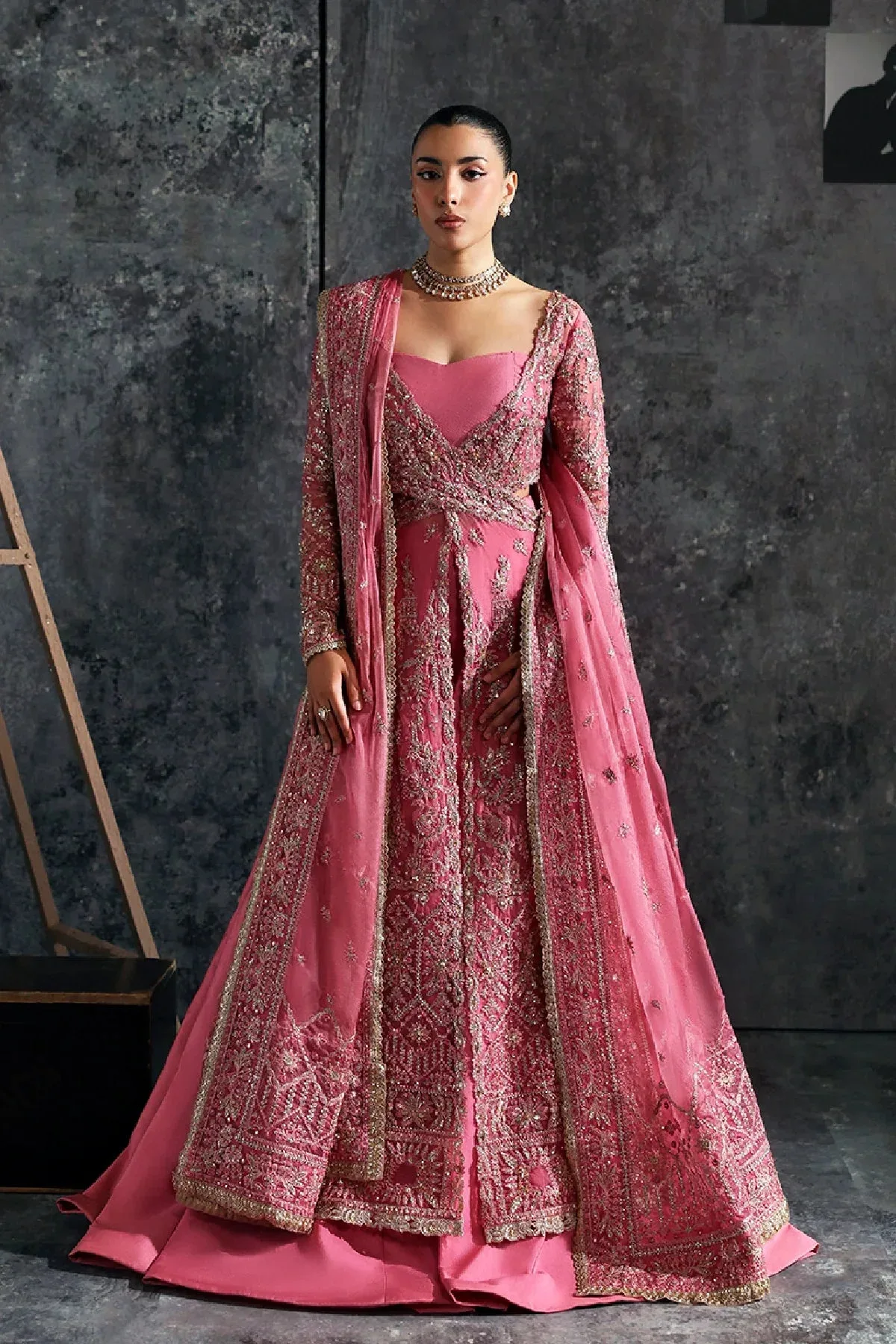 Zarposh Official Raw Silk – view 1 – Poshaq