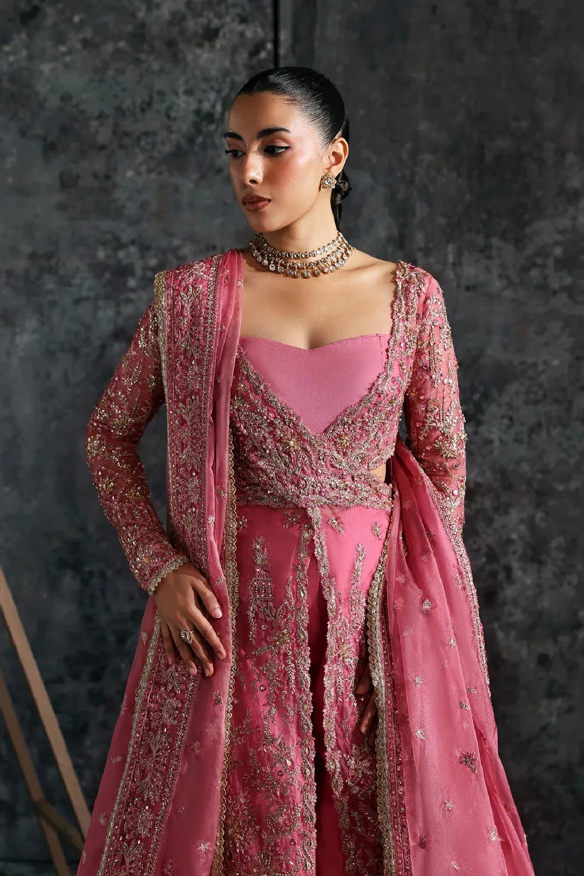 Zarposh Official Raw Silk – view 3 – Poshaq