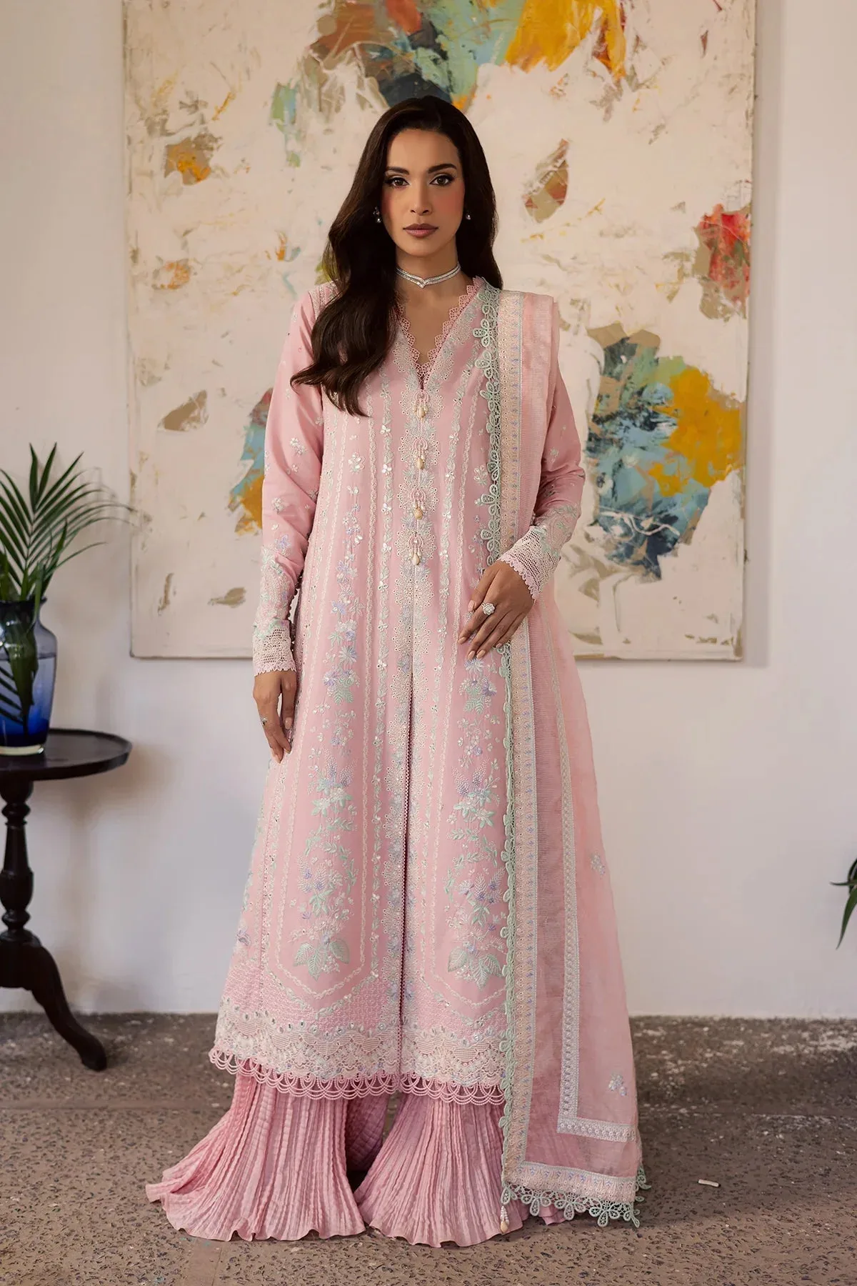 Zarposh Official Organza – view 1 – Poshaq