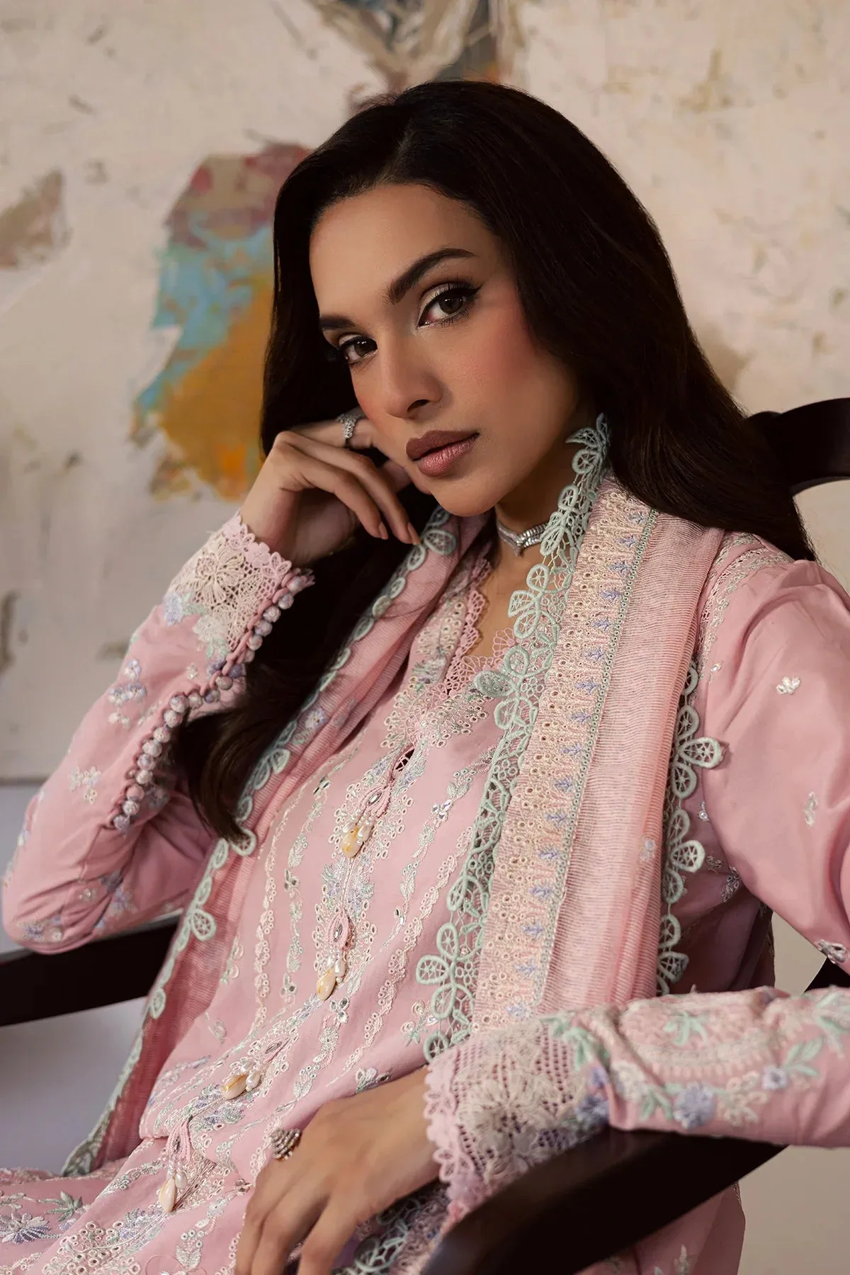 Zarposh Official Organza – view 10 – Poshaq