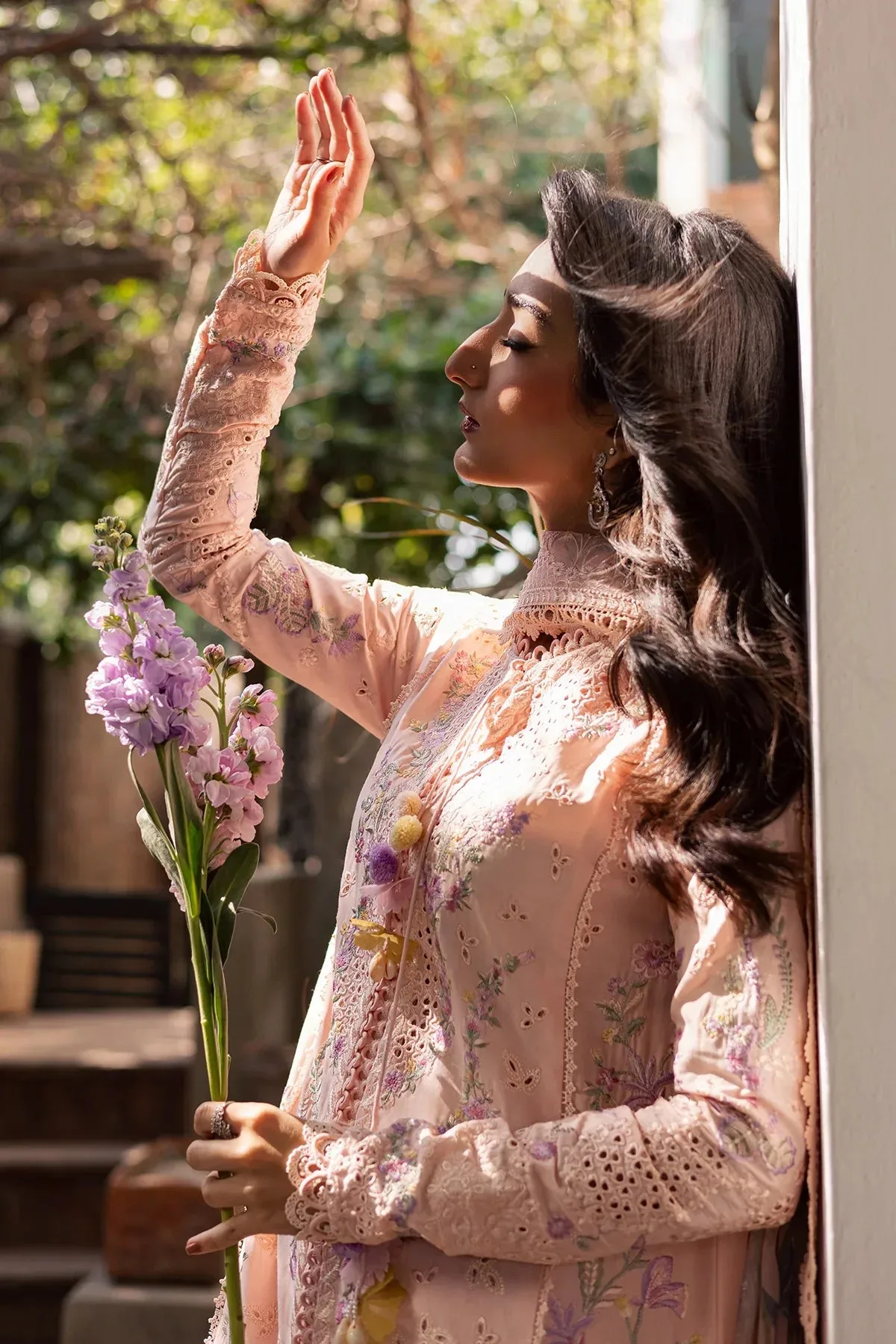 Zarposh Official Organza – view 8 – Poshaq