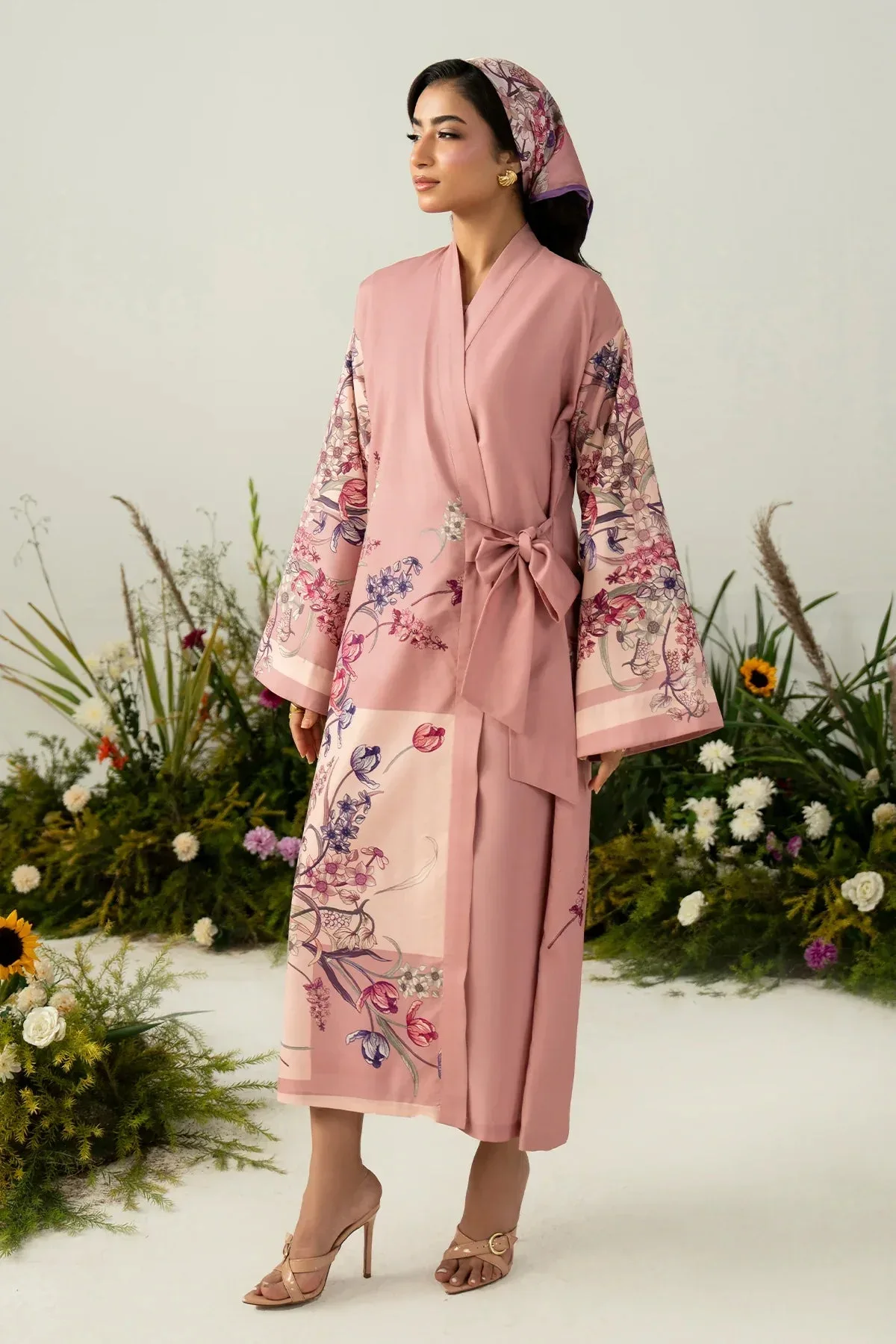 Zarposh Official Pink Chiffon – view 3 – Poshaq