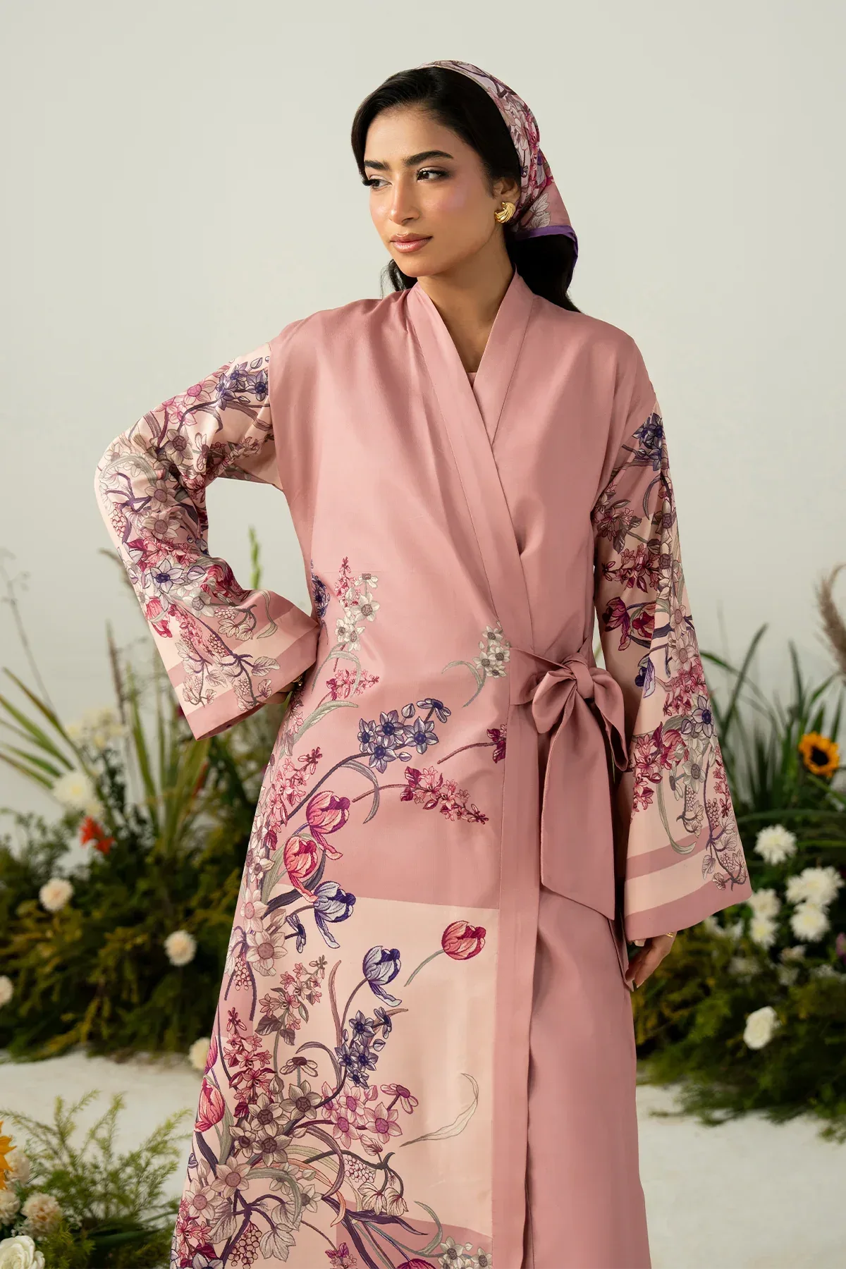 Zarposh Official Pink Chiffon – view 5 – Poshaq