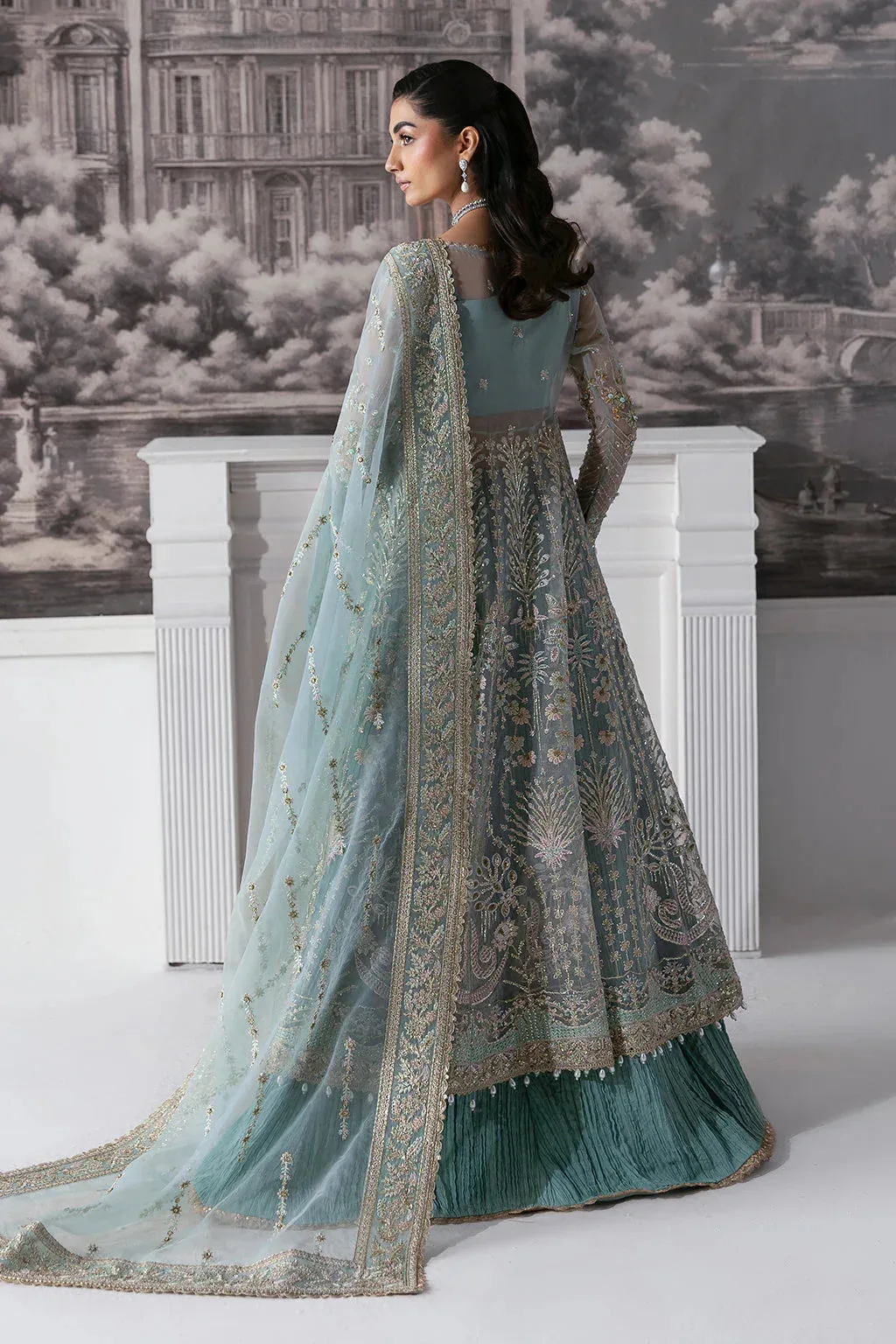 Zarposh Official Chiffon – view 2 – Poshaq