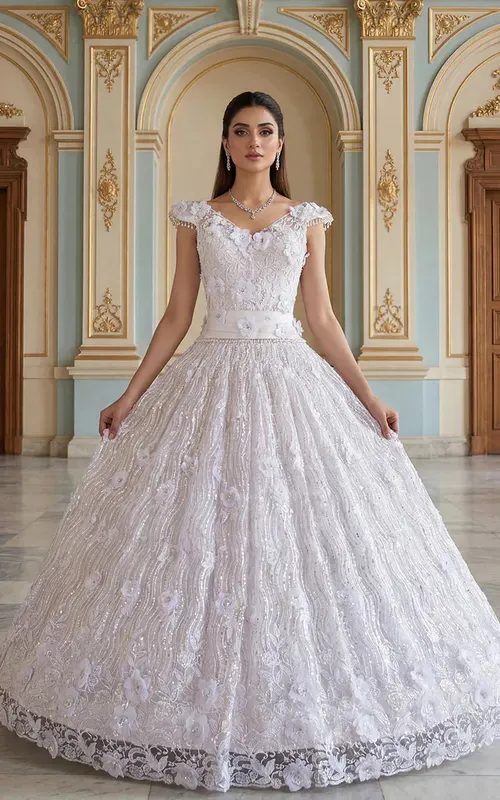 Ivory Silk – view 1 – Poshaq