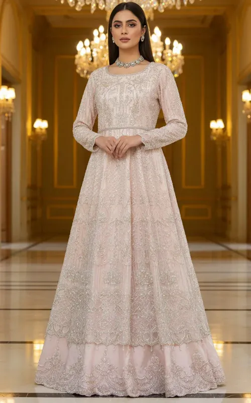 Embroidered Maxi – view 1 – Poshaq