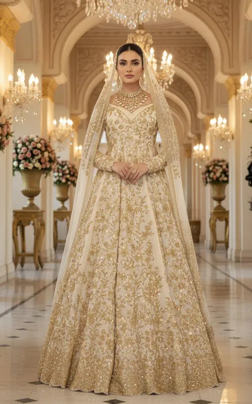 EMBROIDERED MAXI – view 1 – Poshaq