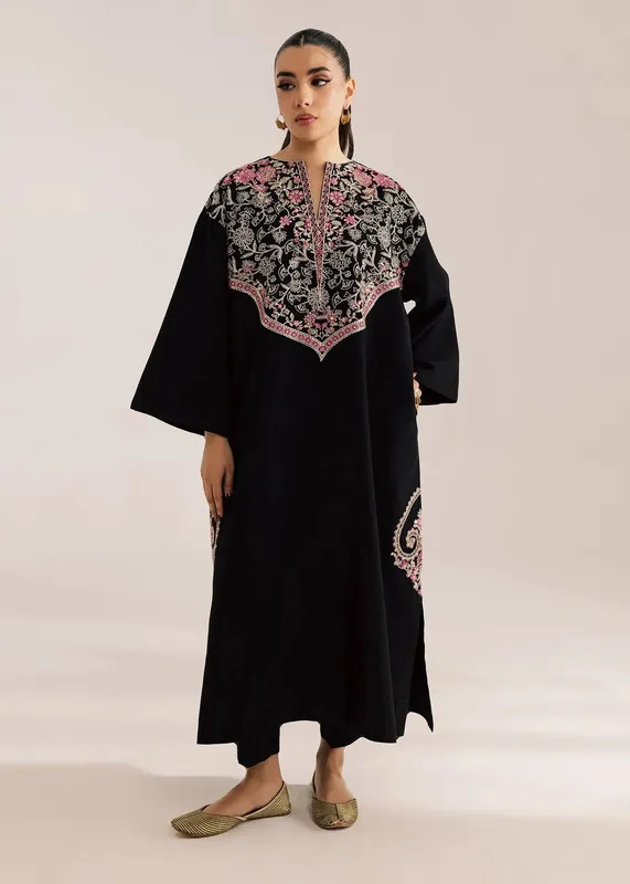 Sadaf Fawad Khan Silk Luxury Pret 26 Black – view 1 – Poshaq