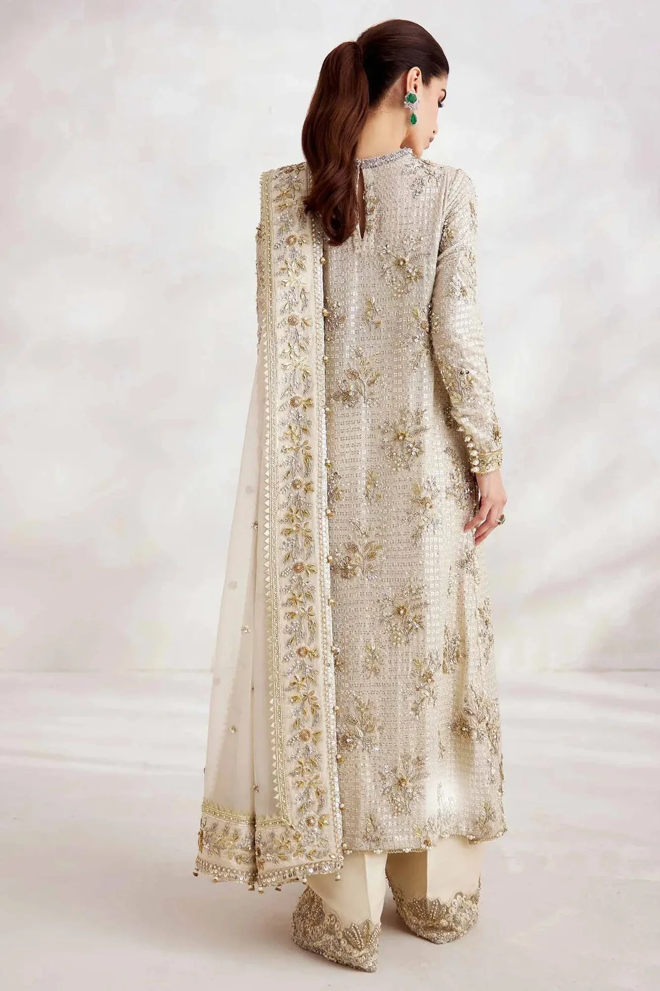 Elan Wedding Formals Organza – view 2 – Poshaq