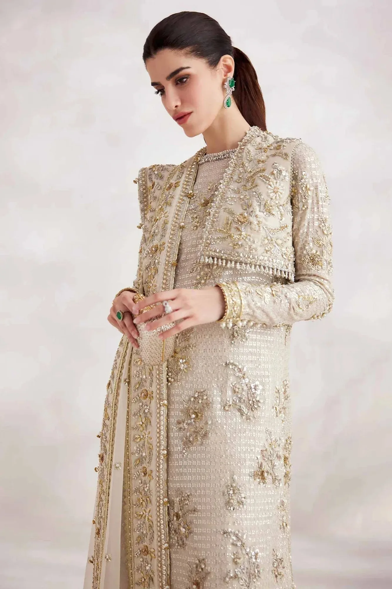 Elan Wedding Formals Organza – view 3 – Poshaq