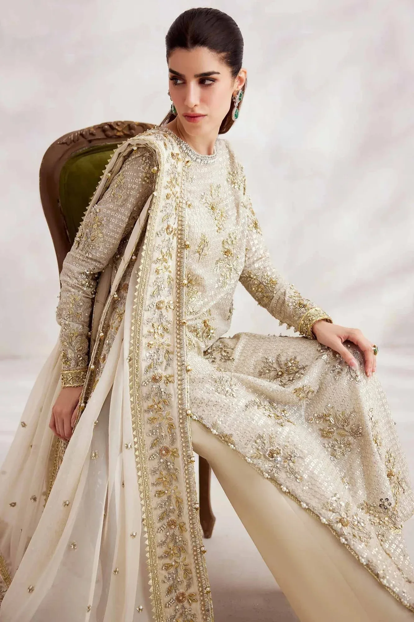 Elan Wedding Formals Organza – view 5 – Poshaq