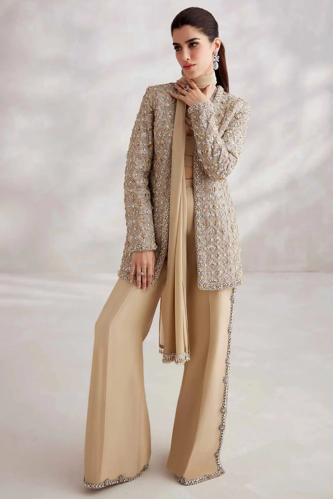 Elan Wedding Formals Gold – view 1 – Poshaq