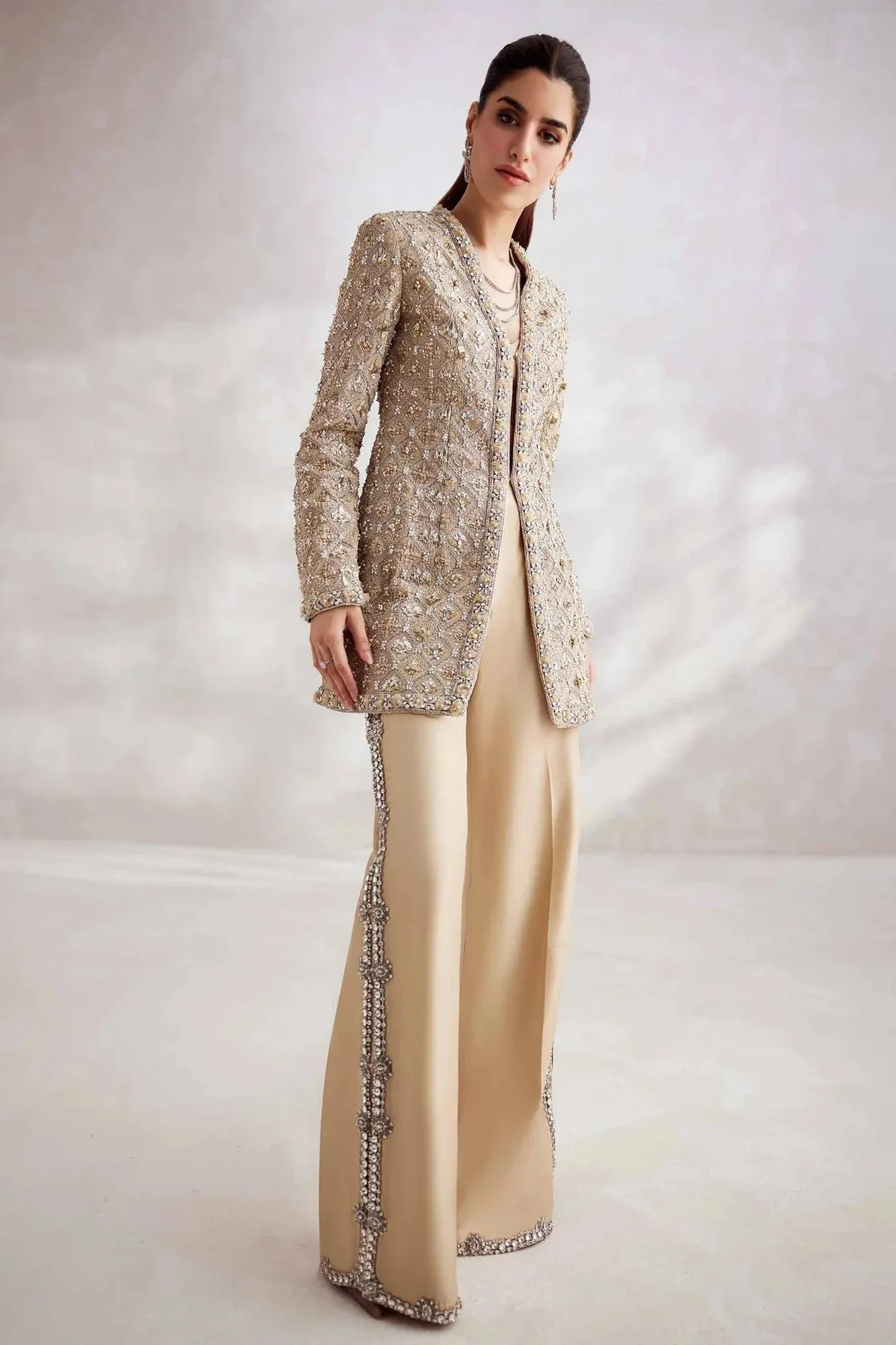 Elan Wedding Formals Gold – view 2 – Poshaq