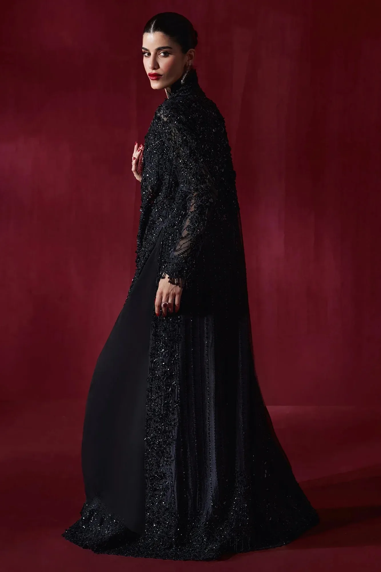 Elan Luxury Wedding Wears Organza – view 2 – Poshaq