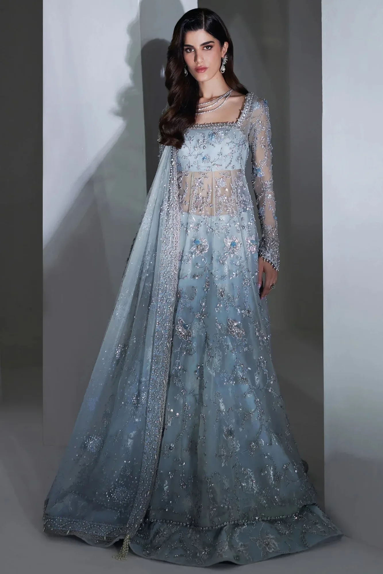 Elan Luxury Wedding Wears Organza – view 1 – Poshaq