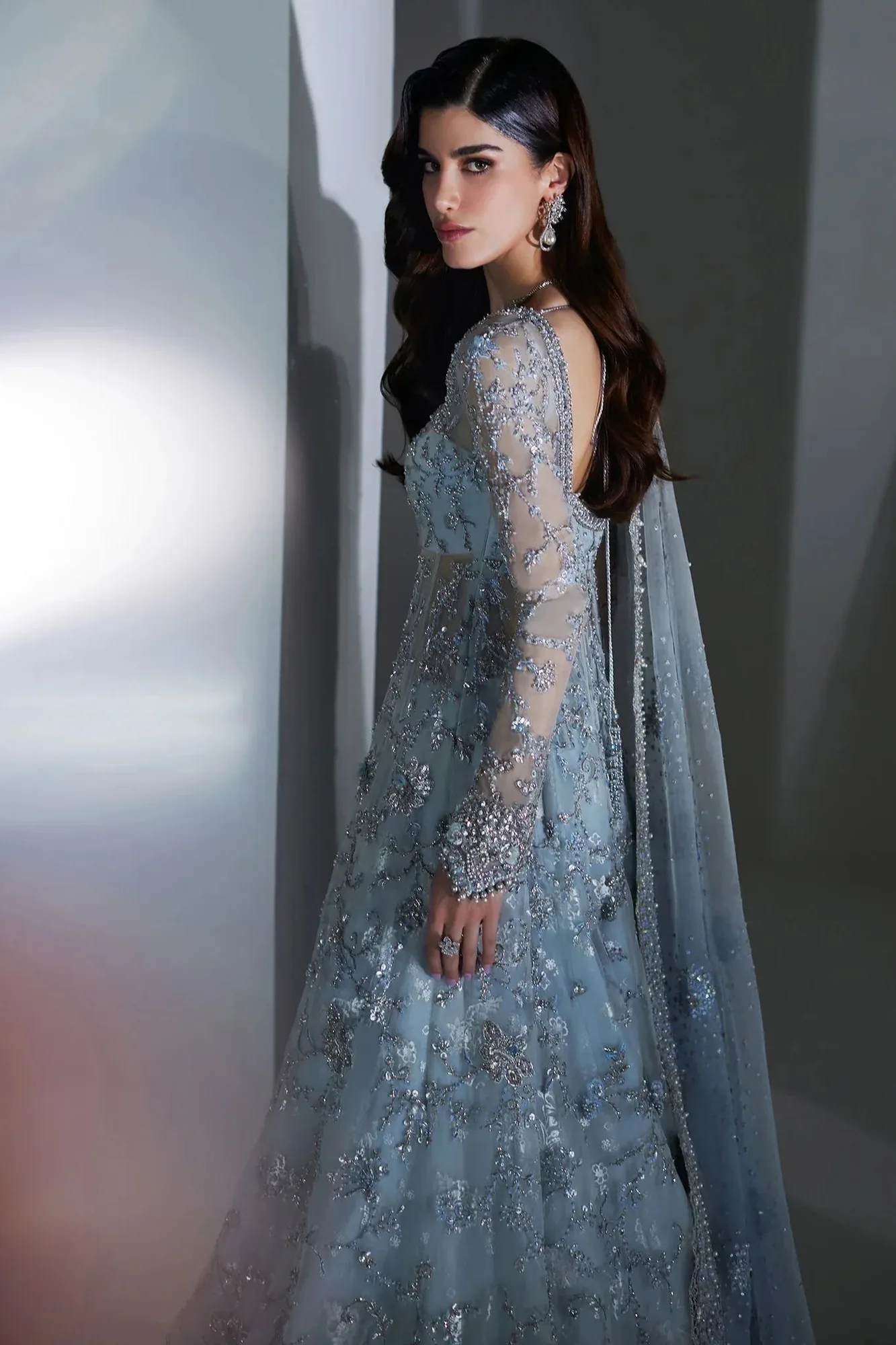 Elan Luxury Wedding Wears Organza – view 2 – Poshaq