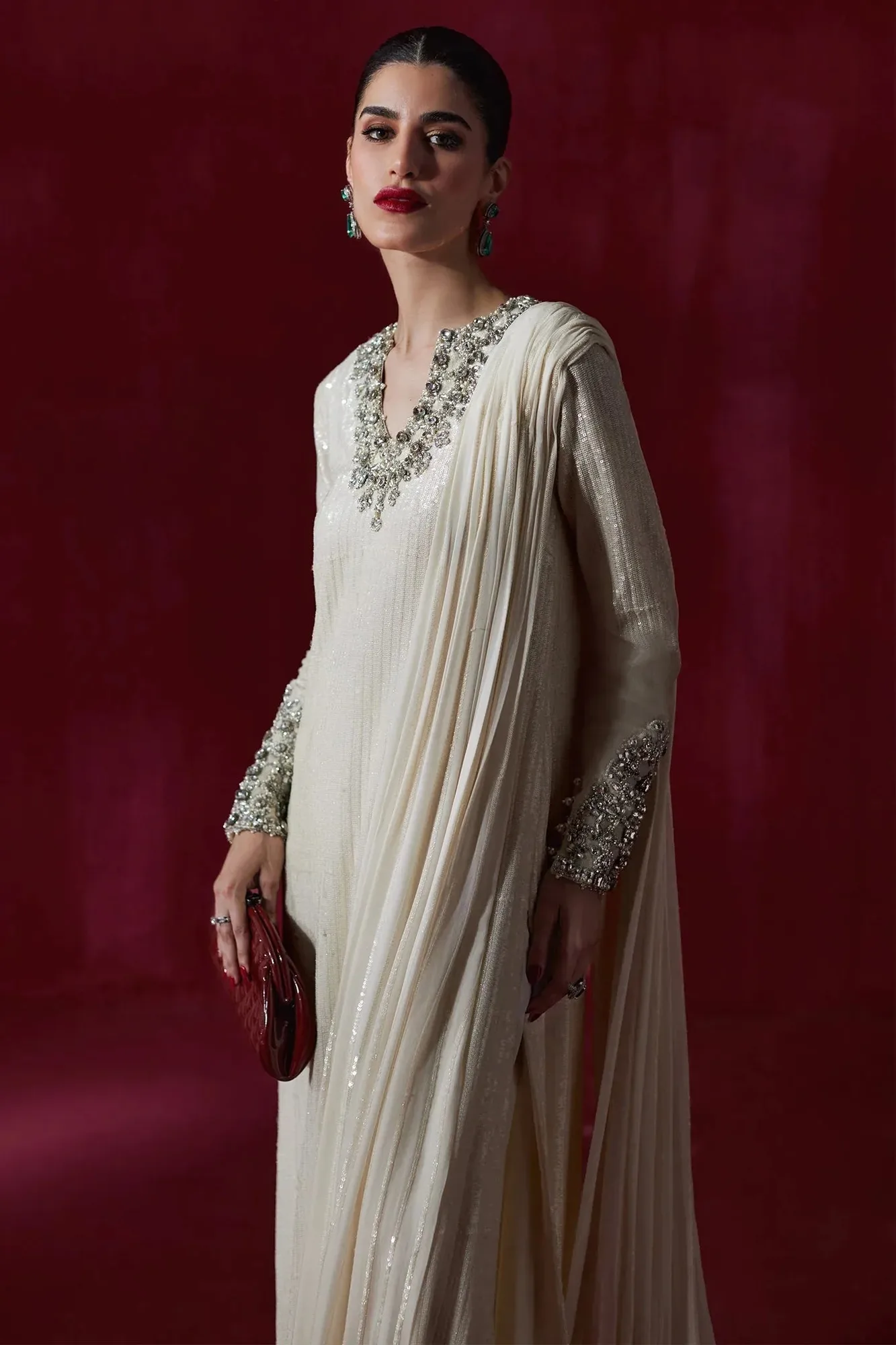 Elan Luxury Wedding Wears Chiffon – view 3 – Poshaq