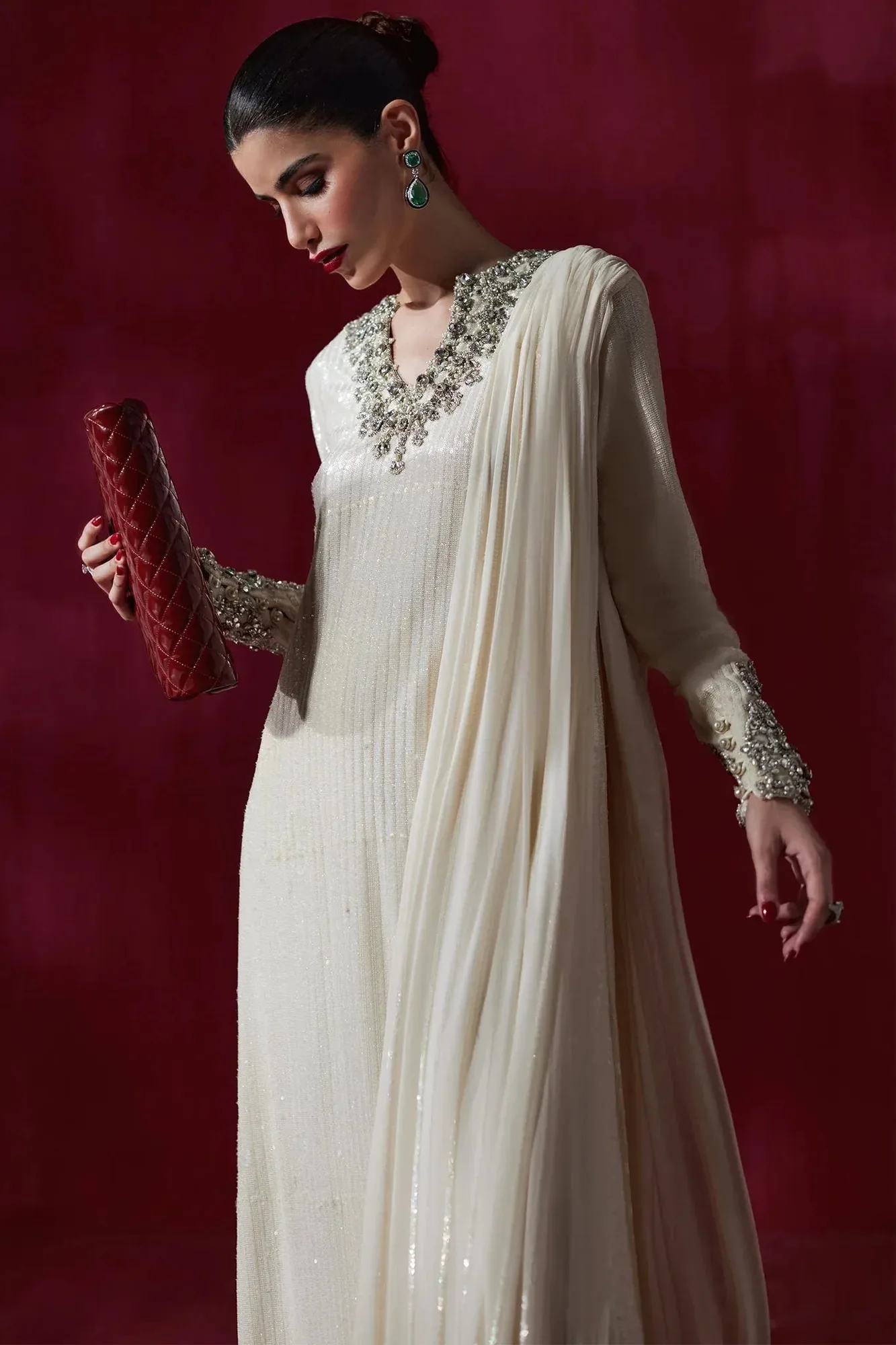 Elan Luxury Wedding Wears Chiffon – view 4 – Poshaq