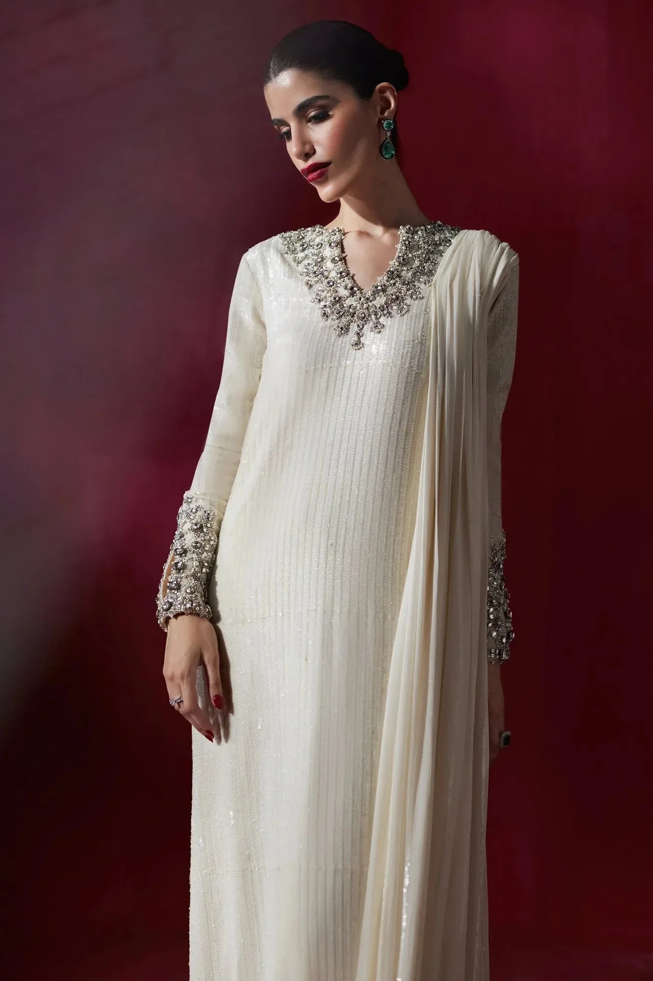 Elan Luxury Wedding Wears Chiffon – view 5 – Poshaq