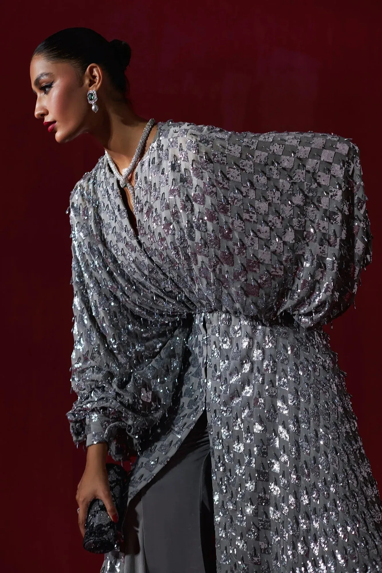 Elan Luxury Wedding Wears Chiffon – view 5 – Poshaq
