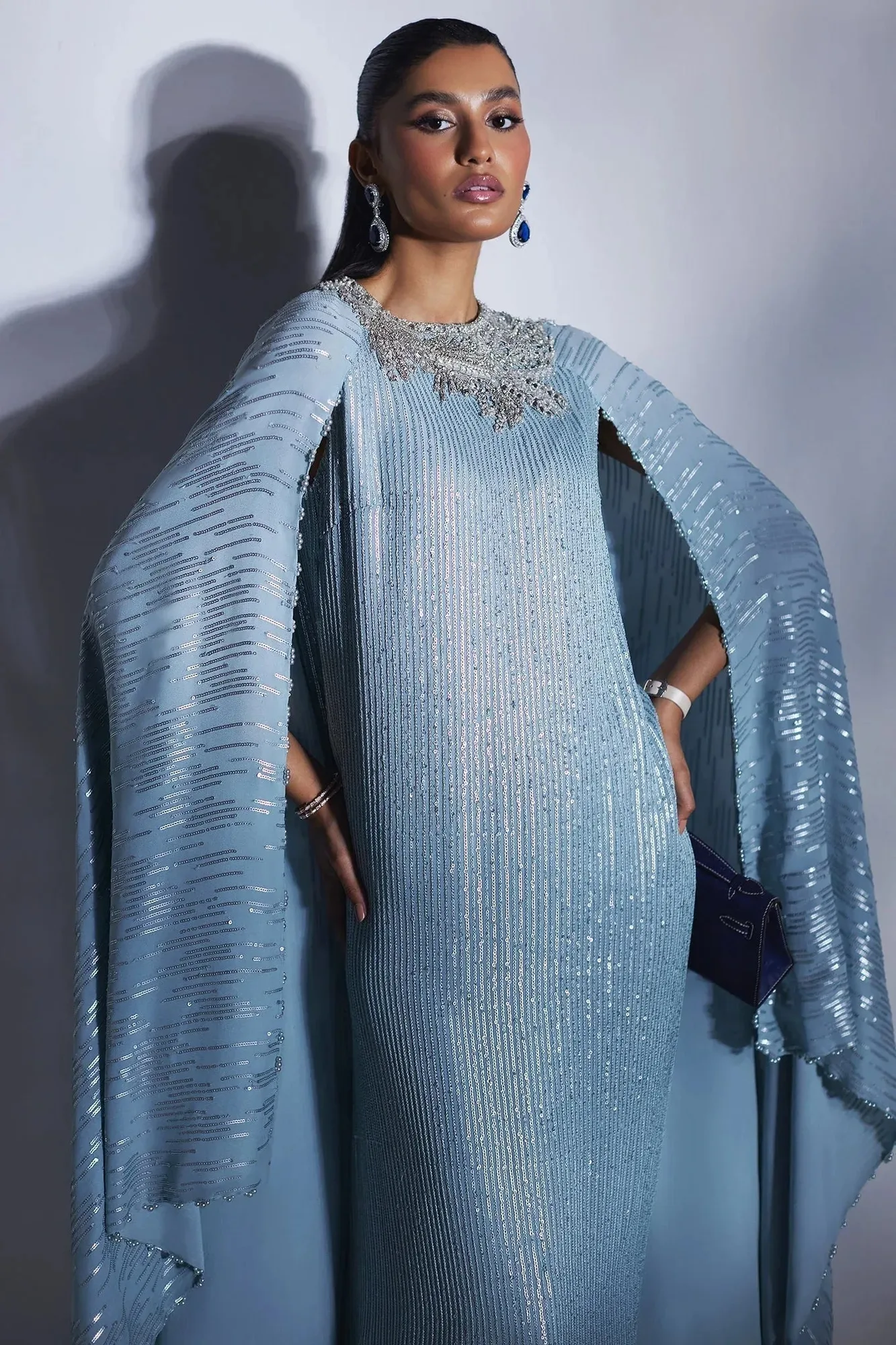 Elan Luxury Wedding Wears Blue – view 3 – Poshaq