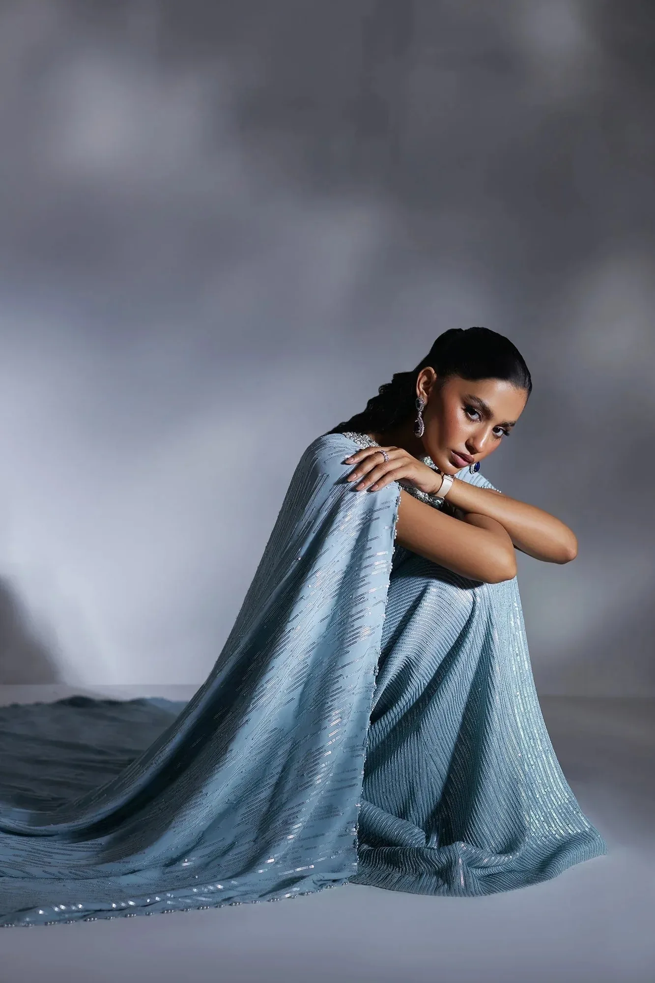 Elan Luxury Wedding Wears Blue – view 4 – Poshaq