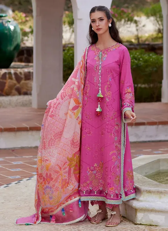 Farah Talib Aziz Luxury Lawn 26 Jacquard – view 1 – Poshaq