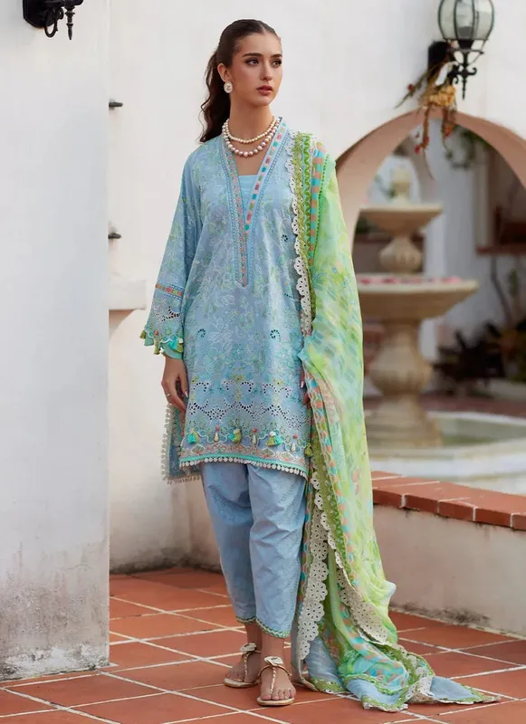 Farah Talib Aziz Luxury Lawn 26 Jacquard – view 1 – Poshaq