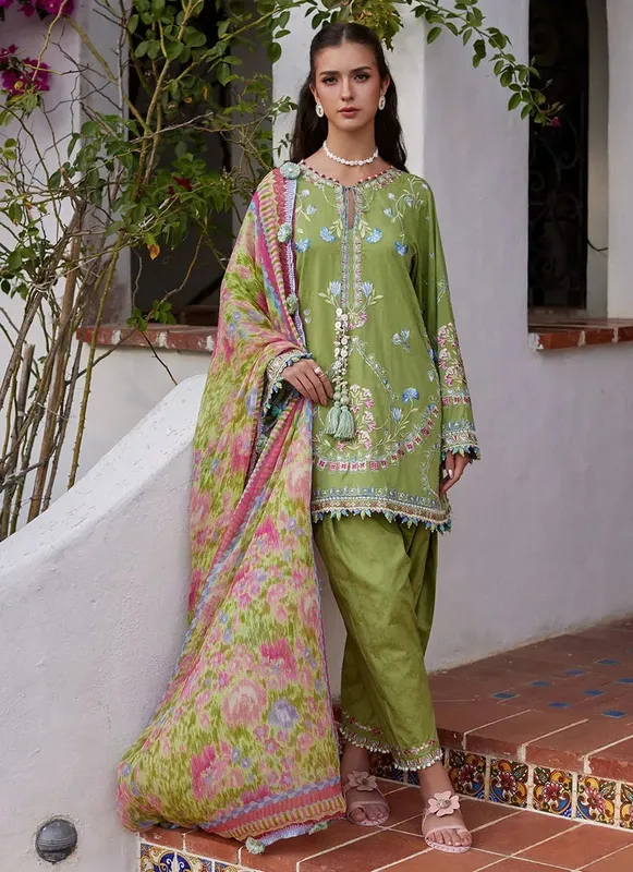 Farah Talib Aziz Luxury Lawn 26 Jacquard – view 1 – Poshaq