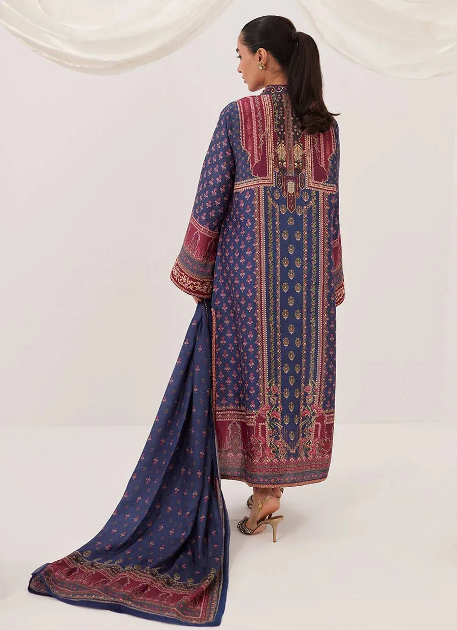 Farah Talib Aziz Frou Frou Ramadan Edit Raw Silk – view 2 – Poshaq
