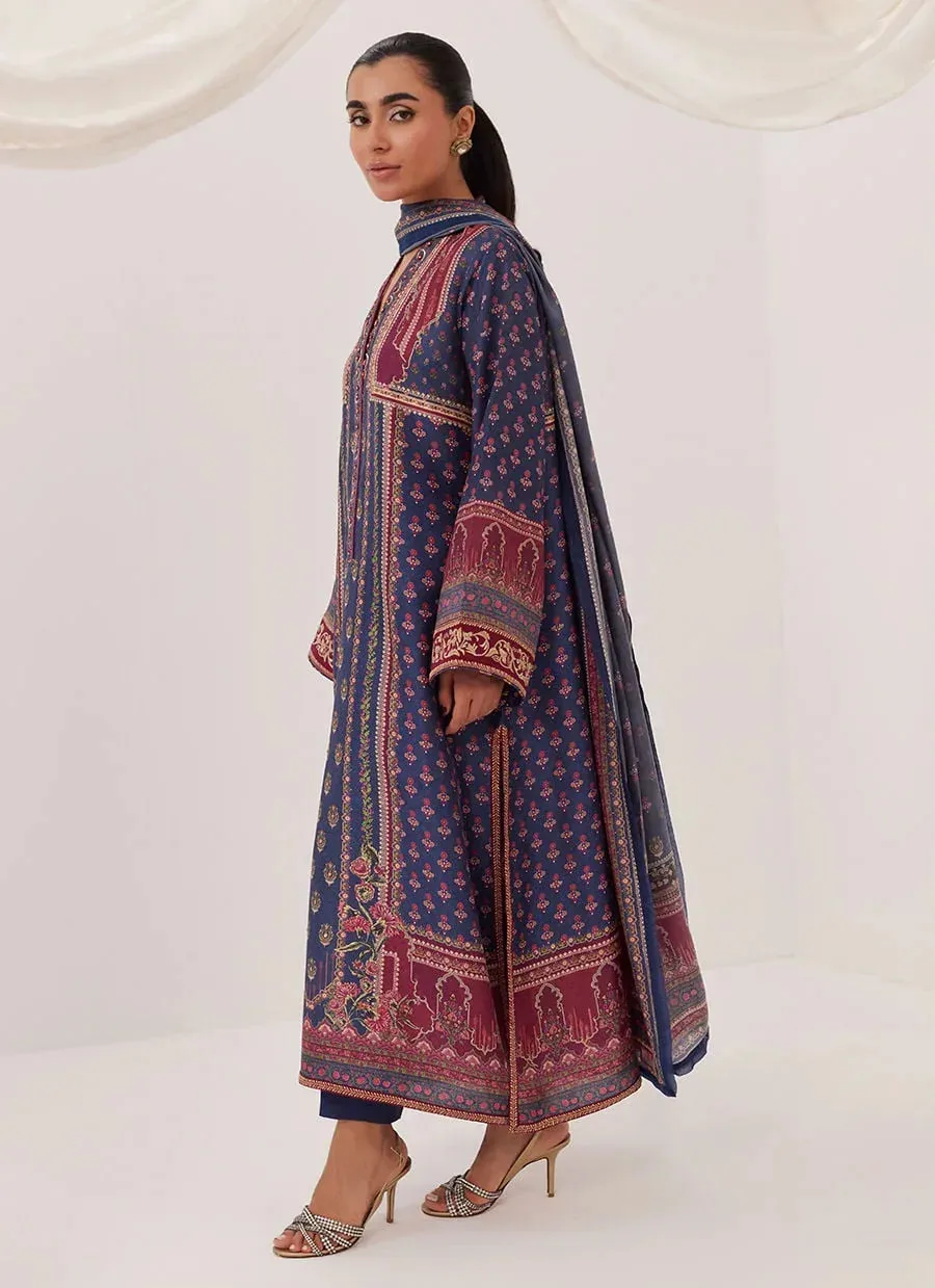 Farah Talib Aziz Frou Frou Ramadan Edit Raw Silk – view 5 – Poshaq