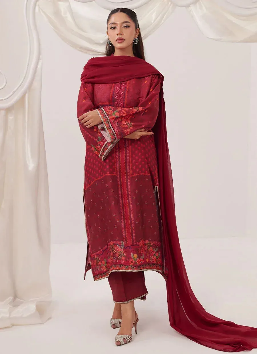 Farah Talib Aziz Frou Frou Ramadan Edit Black Raw Silk – view 7 – Poshaq