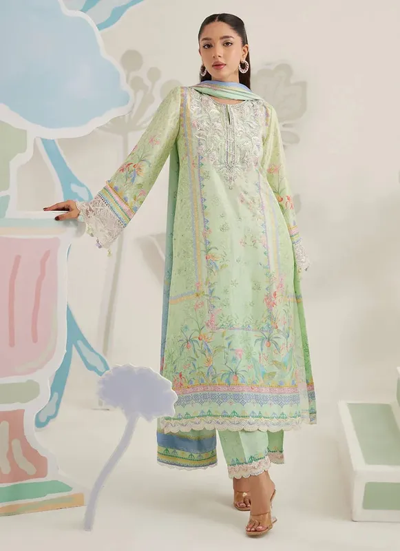 Farah Talib Aziz Frou Frou Ramadan Edit Raw Silk – view 1 – Poshaq