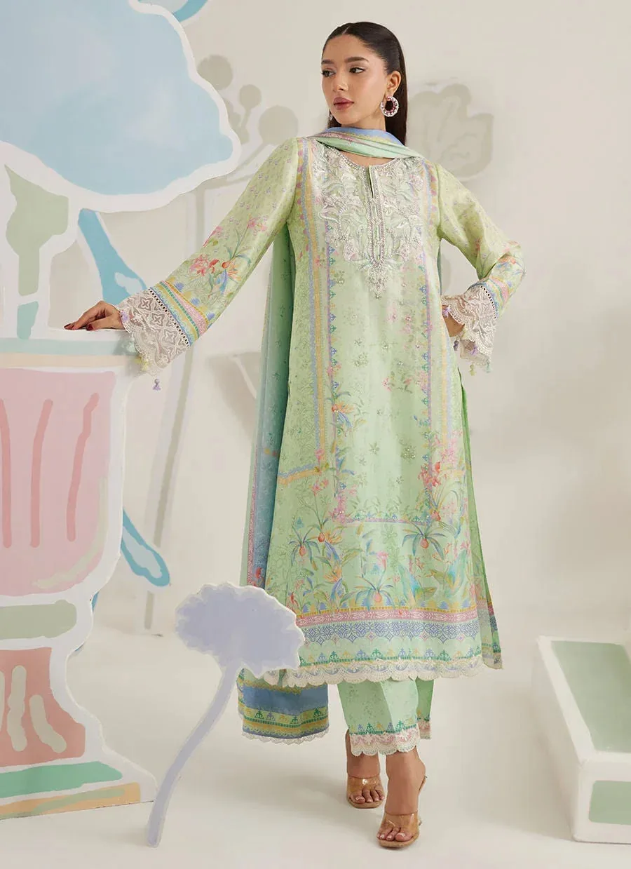 Farah Talib Aziz Frou Frou Ramadan Edit Raw Silk – view 3 – Poshaq