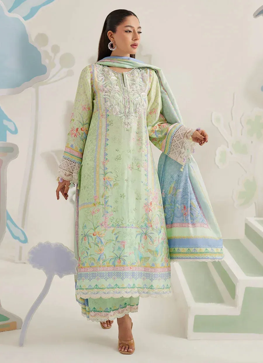 Farah Talib Aziz Frou Frou Ramadan Edit Raw Silk – view 4 – Poshaq