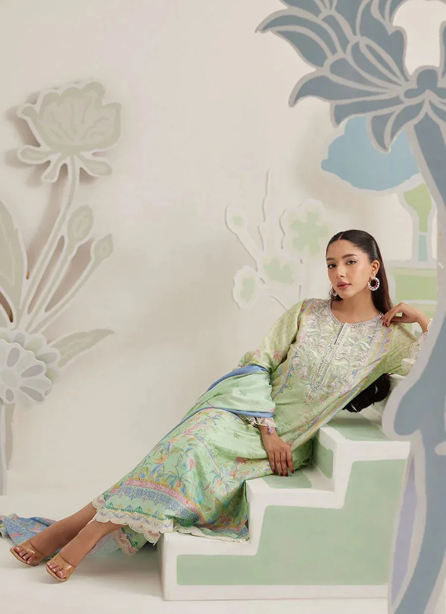 Farah Talib Aziz Frou Frou Ramadan Edit Raw Silk – view 6 – Poshaq