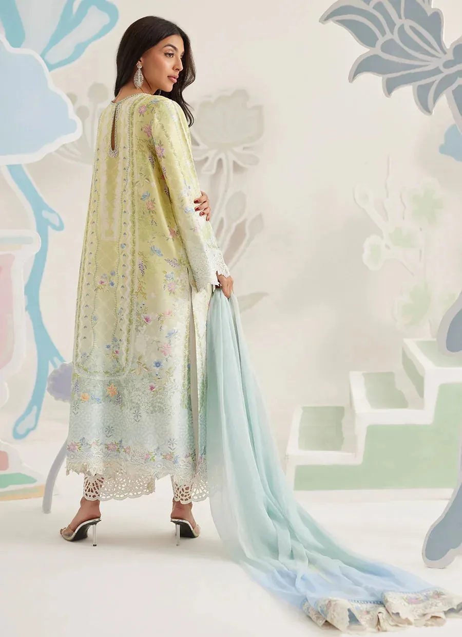 Farah Talib Aziz Frou Frou Ramadan Edit Raw Silk – view 2 – Poshaq