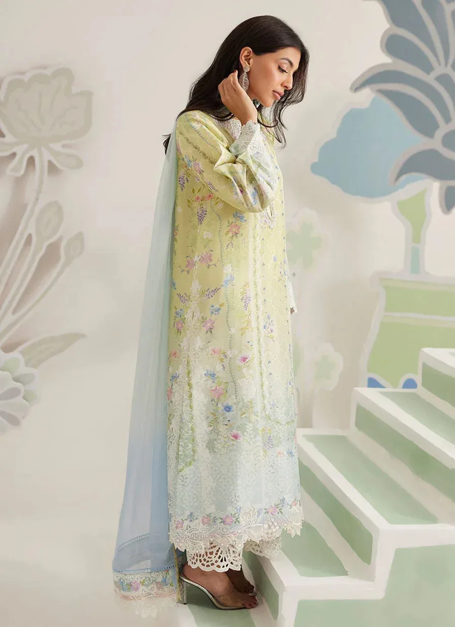 Farah Talib Aziz Frou Frou Ramadan Edit Raw Silk – view 3 – Poshaq