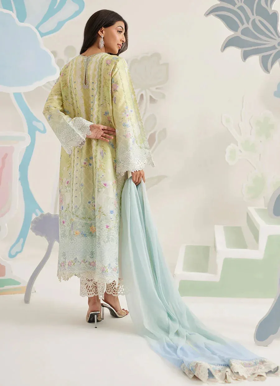 Farah Talib Aziz Frou Frou Ramadan Edit Raw Silk – view 4 – Poshaq