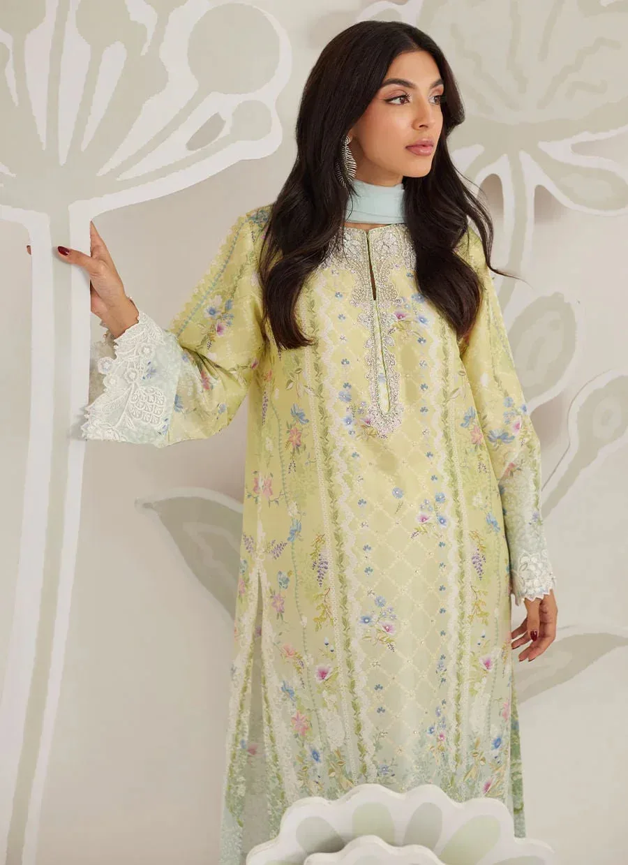 Farah Talib Aziz Frou Frou Ramadan Edit Raw Silk – view 5 – Poshaq