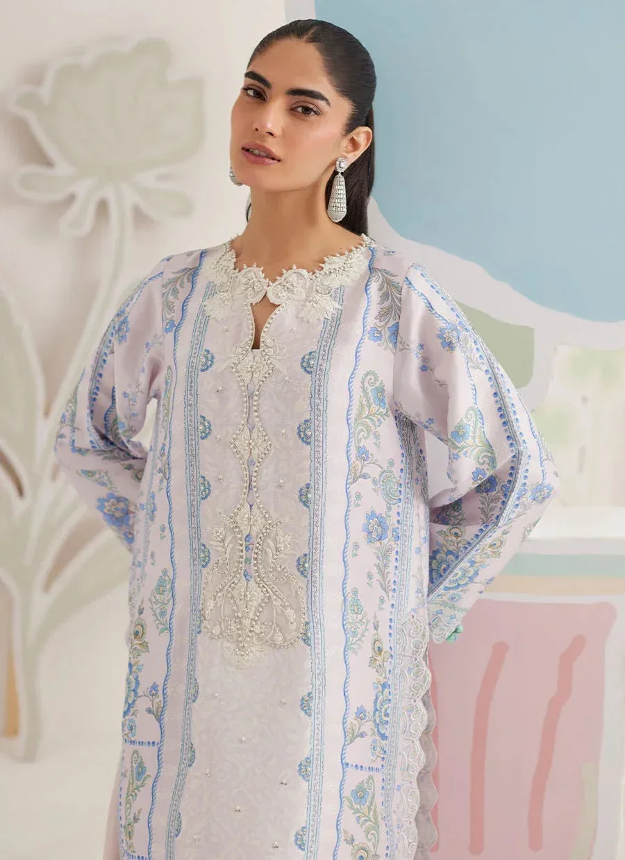Farah Talib Aziz Frou Frou Ramadan Edit Raw Silk – view 3 – Poshaq
