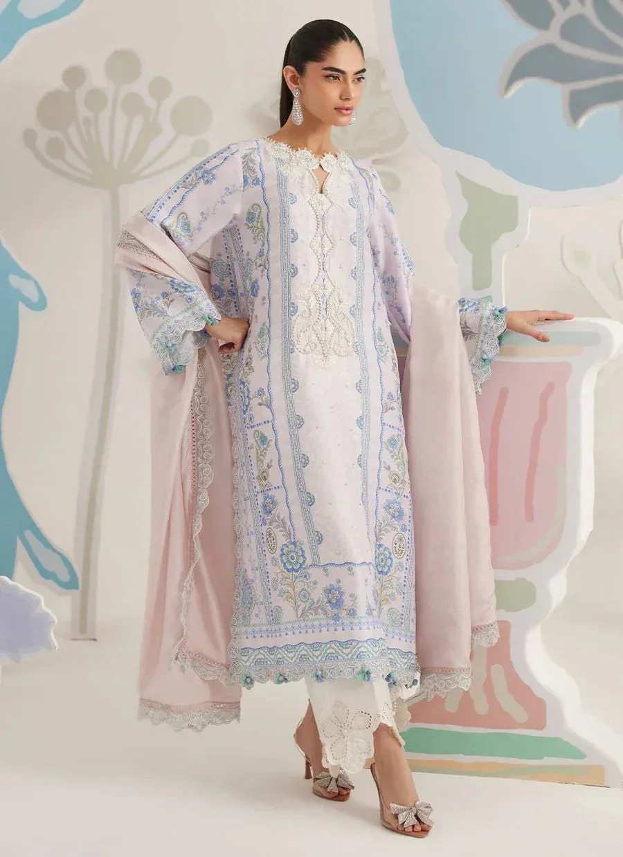 Farah Talib Aziz Frou Frou Ramadan Edit Raw Silk – view 4 – Poshaq