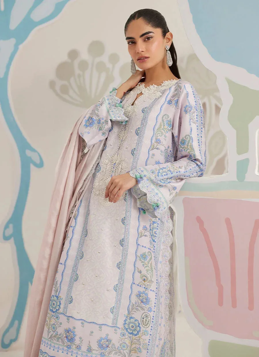 Farah Talib Aziz Frou Frou Ramadan Edit Raw Silk – view 7 – Poshaq