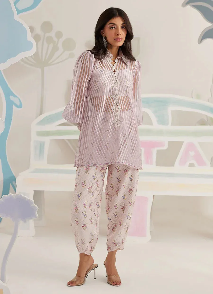 Farah Talib Aziz Frou Frou Ramadan Edit Organza – view 1 – Poshaq