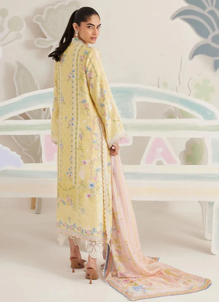 Farah Talib Aziz Frou Frou Ramadan Edit Raw Silk – view 3 – Poshaq