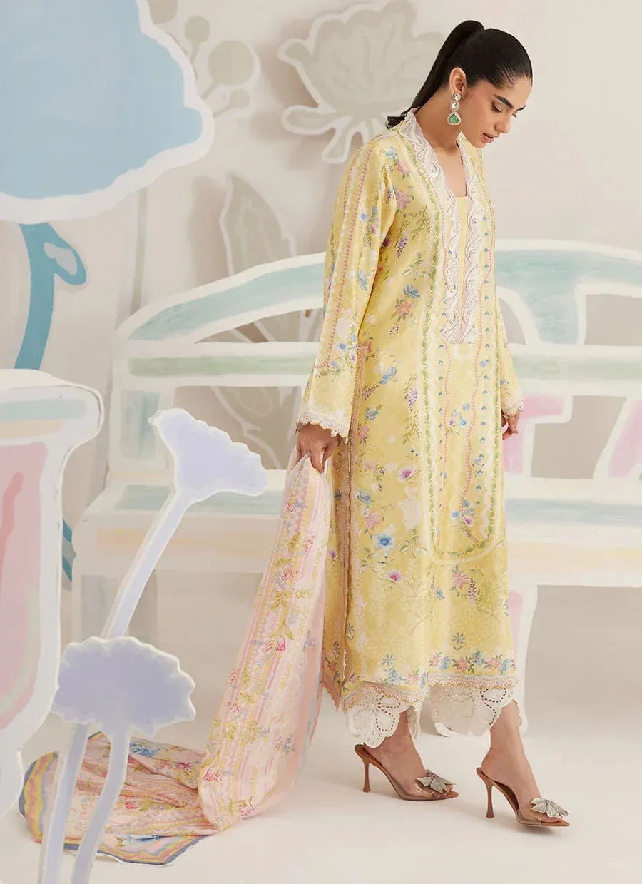 Farah Talib Aziz Frou Frou Ramadan Edit Raw Silk – view 4 – Poshaq