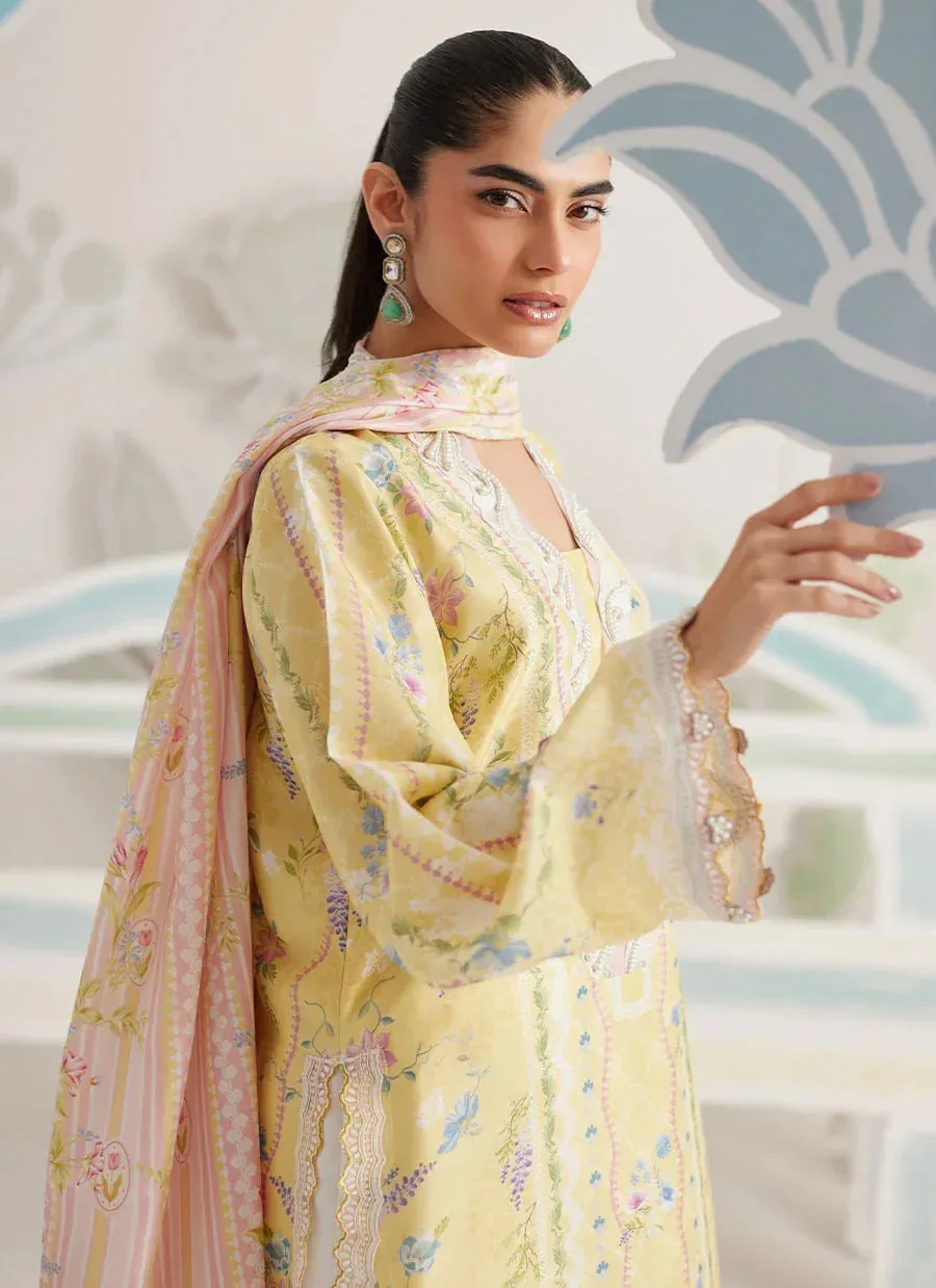 Farah Talib Aziz Frou Frou Ramadan Edit Raw Silk – view 6 – Poshaq