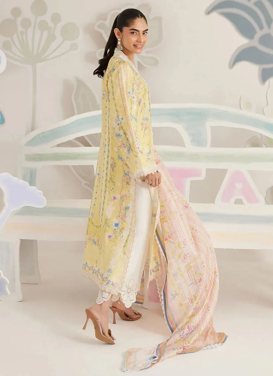 Farah Talib Aziz Frou Frou Ramadan Edit Raw Silk – view 7 – Poshaq