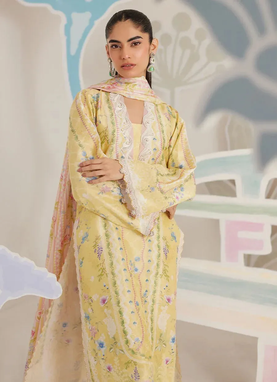 Farah Talib Aziz Frou Frou Ramadan Edit Raw Silk – view 8 – Poshaq
